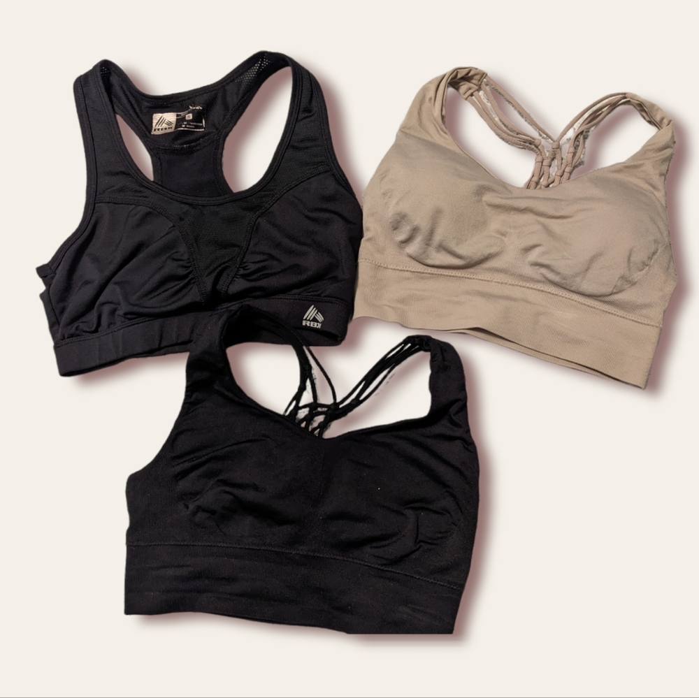 3 pack athletic sports bras
